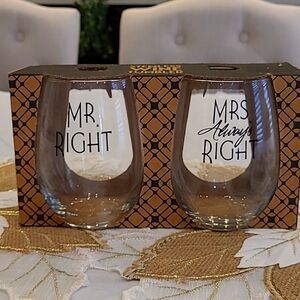 NIB Novelty Wine Tumblers